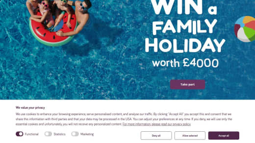 £4,000 Towards A Family Holiday