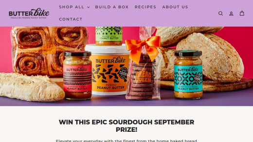 Bread Queen Sourdough And Butter Bike Peanut Butter Bundle