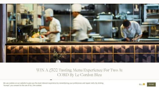 Tasting Menu At Cord By Le Cordon Bleu