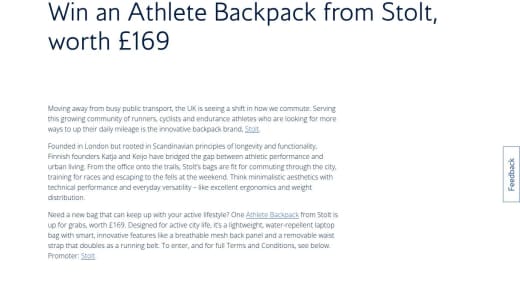 Athlete Backpack From Stolt