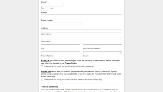 Ladram Bay Holiday Park Voucher