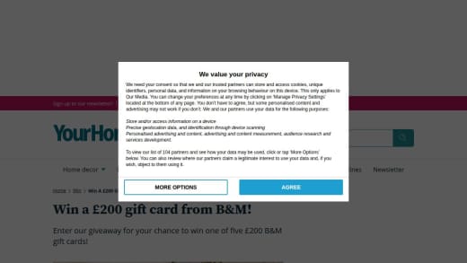 B&M Gift Card
