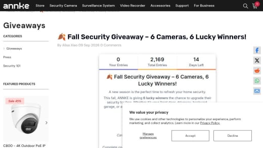 Annke Security Camera