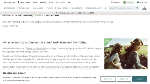 One-Night Trip To Bath For Two & A Private Austen Walking Tour