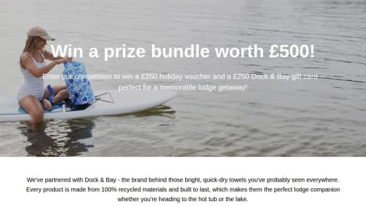 Holidaylodges.co.uk Voucher And Dock & Bay Gift Card