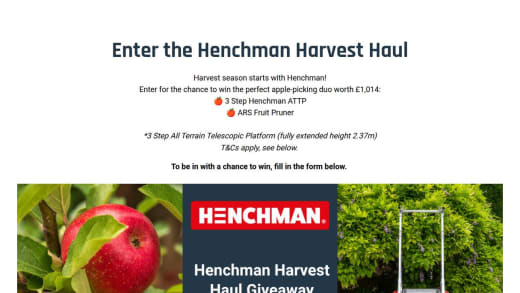 Henchman All Terrain Telescopic Platform And Ars Fruit Pruner