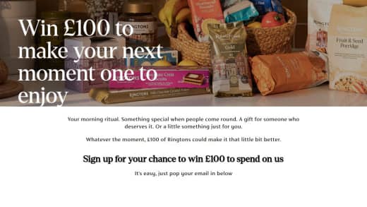 £100 Ringtons Gift Voucher
