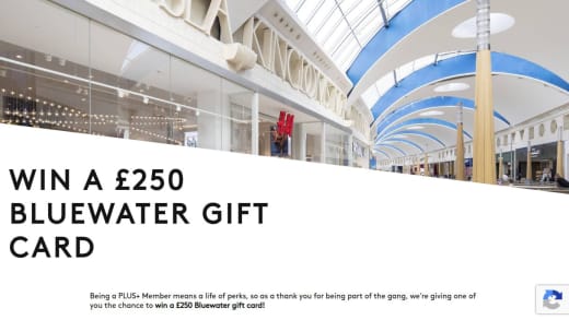Bluewater Gift Card