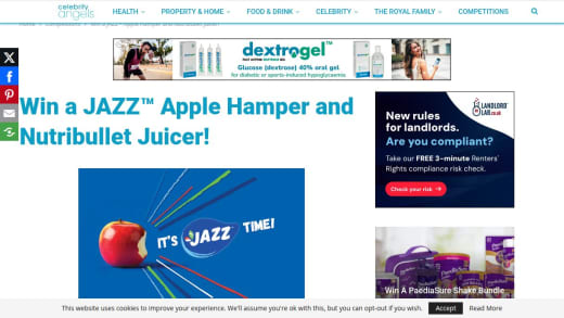 Jazz Apple Hamper And A Nutribullet Juicer