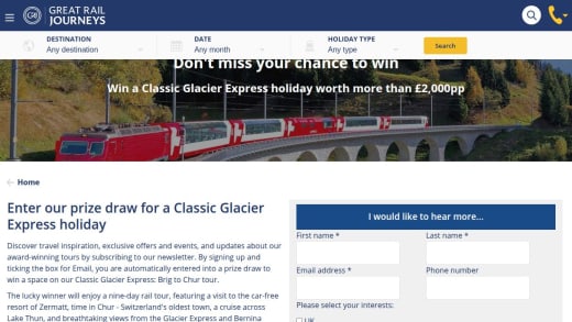 8-Night Classic Glacier Express Swiss Holiday