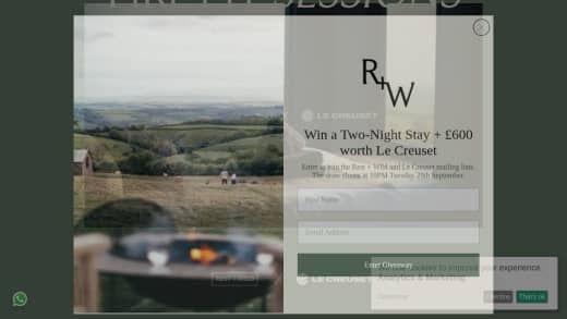 Stay In A Rest + Wild Cabin & Le Creuset Bbq Collection