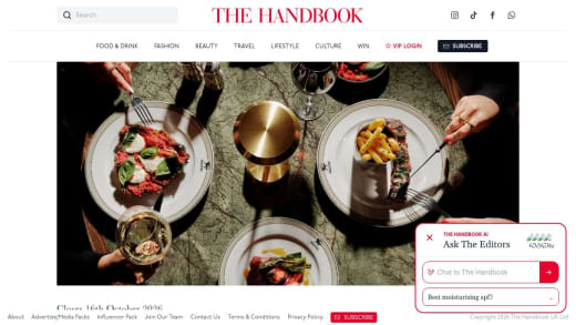 Legacy III Dining Experience At Gaucho London Venues