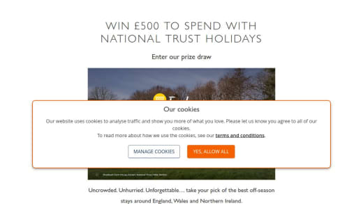 National Trust Holidays Voucher