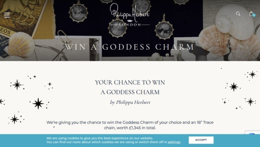 Goddess Charm With 18” Trace Chain