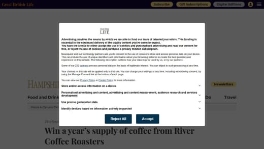 One Year Coffee Subscription