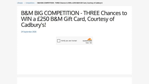 B&M Gift Card