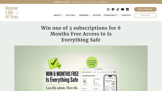 6-Month Subscription To The Is Everything Safe App