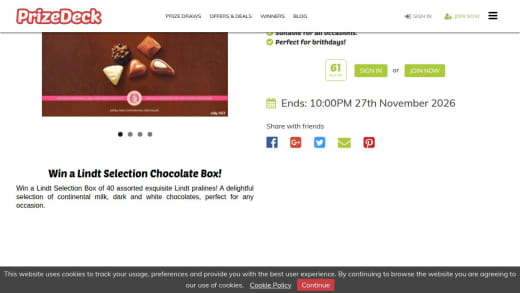 Lindt Selection Chocolate Box
