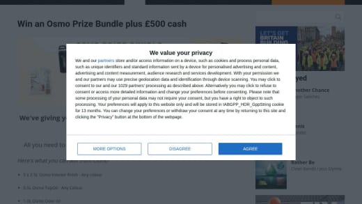 Osmo Prize Bundle Plus £500 Cash