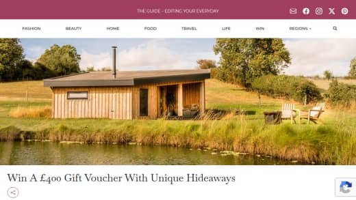 Unique Hideaways Gift Card
