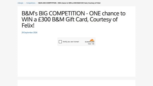 B&M Gift Card