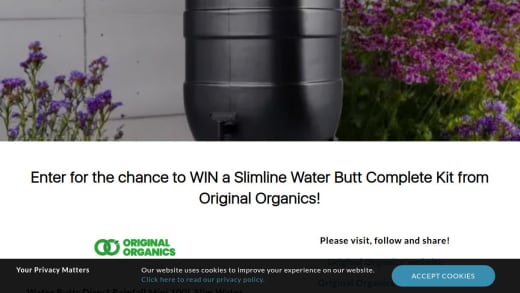 Slimline Water Butt Complete Kit