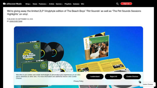 Beach Boys Pet Sounds Vinyl Bundle