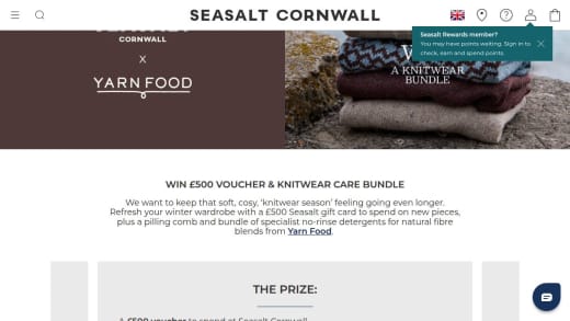 Seasalt Cornwall Voucher And Knitwear Care Bundle