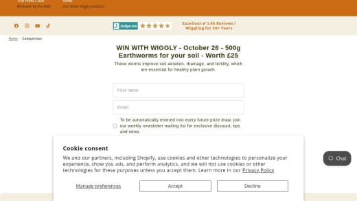 500g Of Live Earthworms For Your Soil