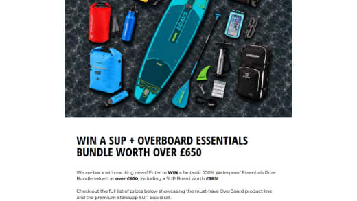 Sup + Overboard Essentials Waterproof Prize Bundle