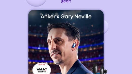Anker Soundcore Liberty 5 Pro Earbuds + Gary Neville Signed Football & Shirt