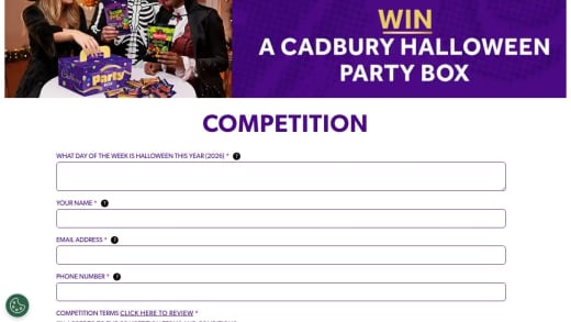 Cadbury Halloween Party Box