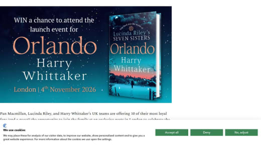 Tickets To The Launch Of Lucinda Riley's Orlando