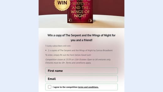 Copy Of The Serpent And The Wings Of Night For You And A Friend