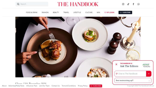 Six-Course Dinner At Francatelli