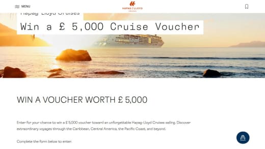 Voucher For A Hapag-Lloyd Cruise