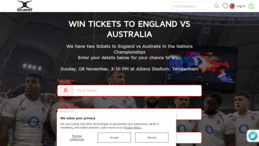 England vs Australia Rugby Tickets