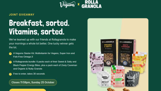 Vegums Vitamins X Rollagranola Bundle