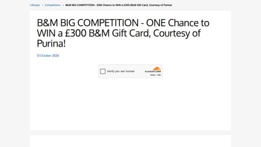 B&M Gift Card