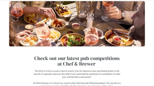 Chef & Brewer Gift Vouchers