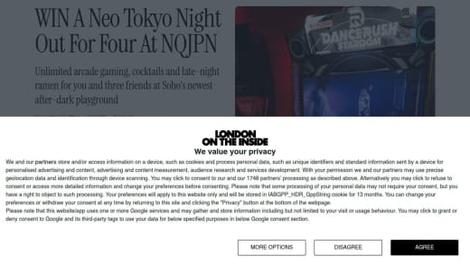 Neo Tokyo Night Out For Four At Nqjpn