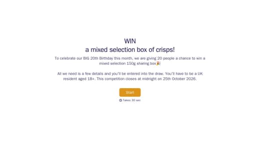 Mixed Selection Box Of Fairfield Crisps