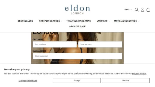 Gift Card For Eldon Cashmere And Alchemy London