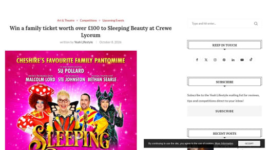 Family Ticket To Sleeping Beauty
