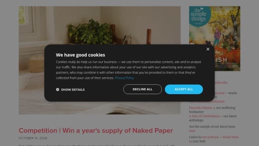 Year's Supply Of Toilet Roll & Other Naked Paper Products