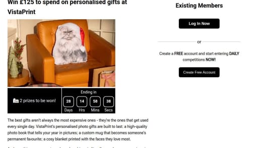 Vistaprint Personalised Gifts Voucher