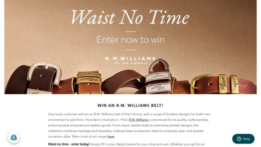 R.M. Williams Belt