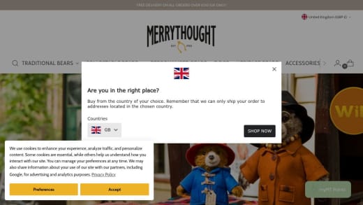 Merrythought Paddington & Aunt Lucy Bears