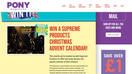Supreme Products Christmas Advent Calendar