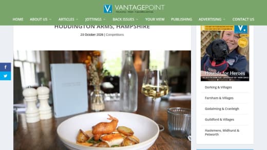 Luxury Country Escape At The Hoddington Arms
